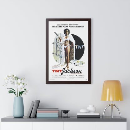 TNT JACKSON 1974 - Framed Movie Poster-The Sticker Space