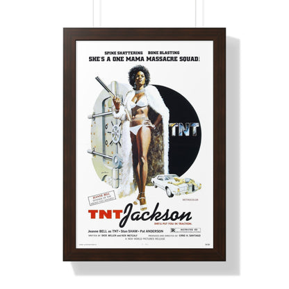 TNT JACKSON 1974 - Framed Movie Poster-16″ x 24″-The Sticker Space