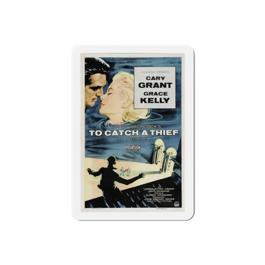 To Catch a Thief 1955 Movie Poster Refrigerator Magnet 2 Inch - The Sticker Space