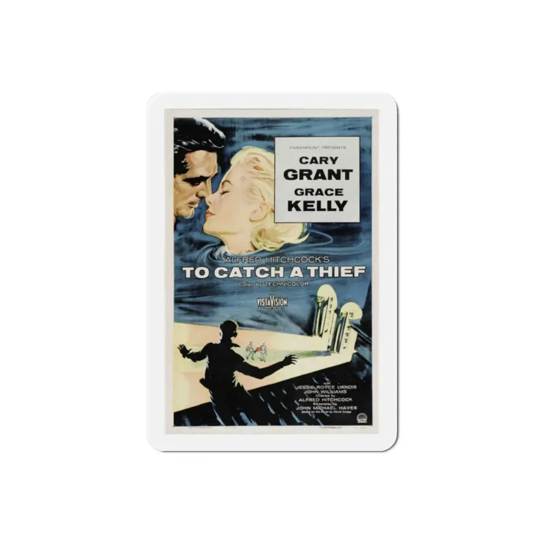 To Catch a Thief 1955 Movie Poster Refrigerator Magnet 2 Inch - The Sticker Space