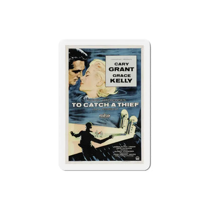 To Catch a Thief 1955 Movie Poster Refrigerator Magnet 3 Inch - The Sticker Space