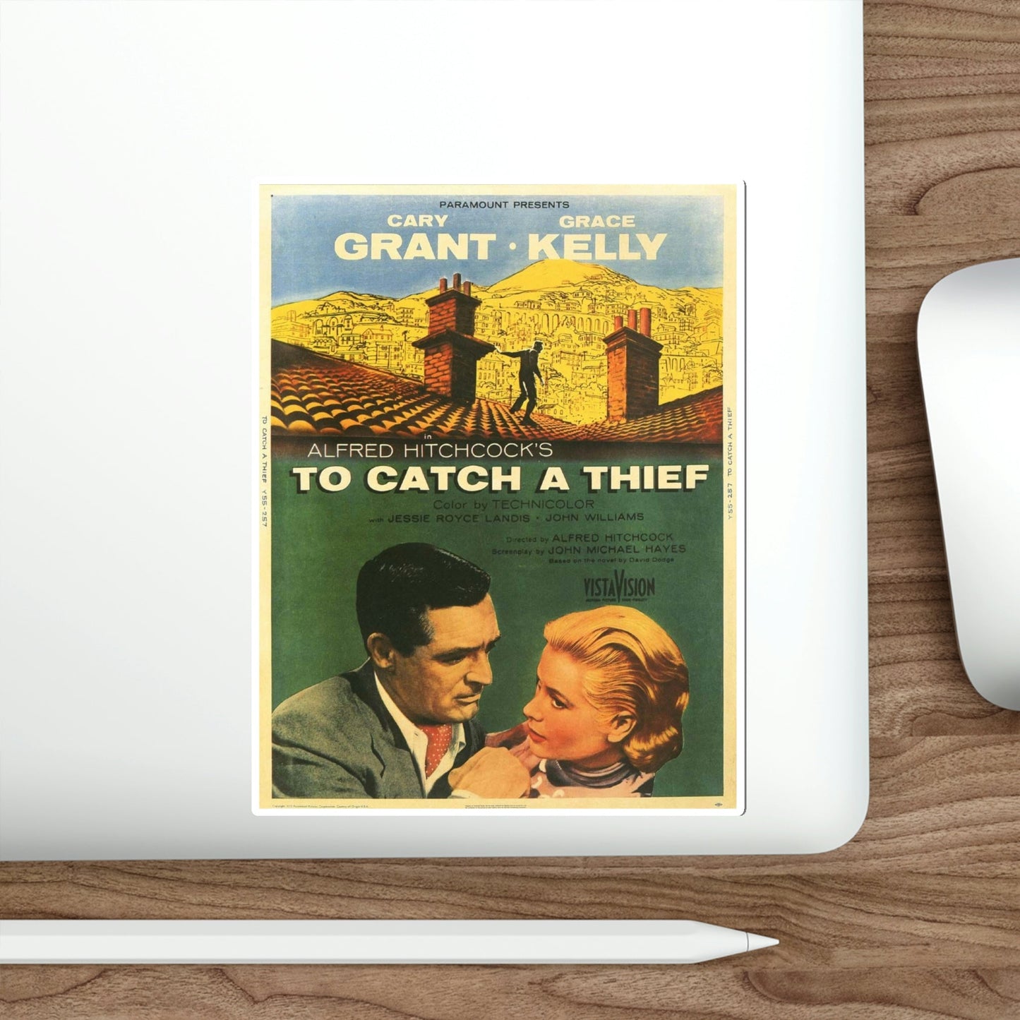 To Catch a Thief 1955 v2 Movie Poster STICKER Vinyl Die-Cut Decal-The Sticker Space