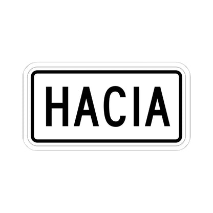 To plate es (Puerto Rico) (Road Sign) STICKER Vinyl Kiss-Cut Decal 6 Inch White - The Sticker Space