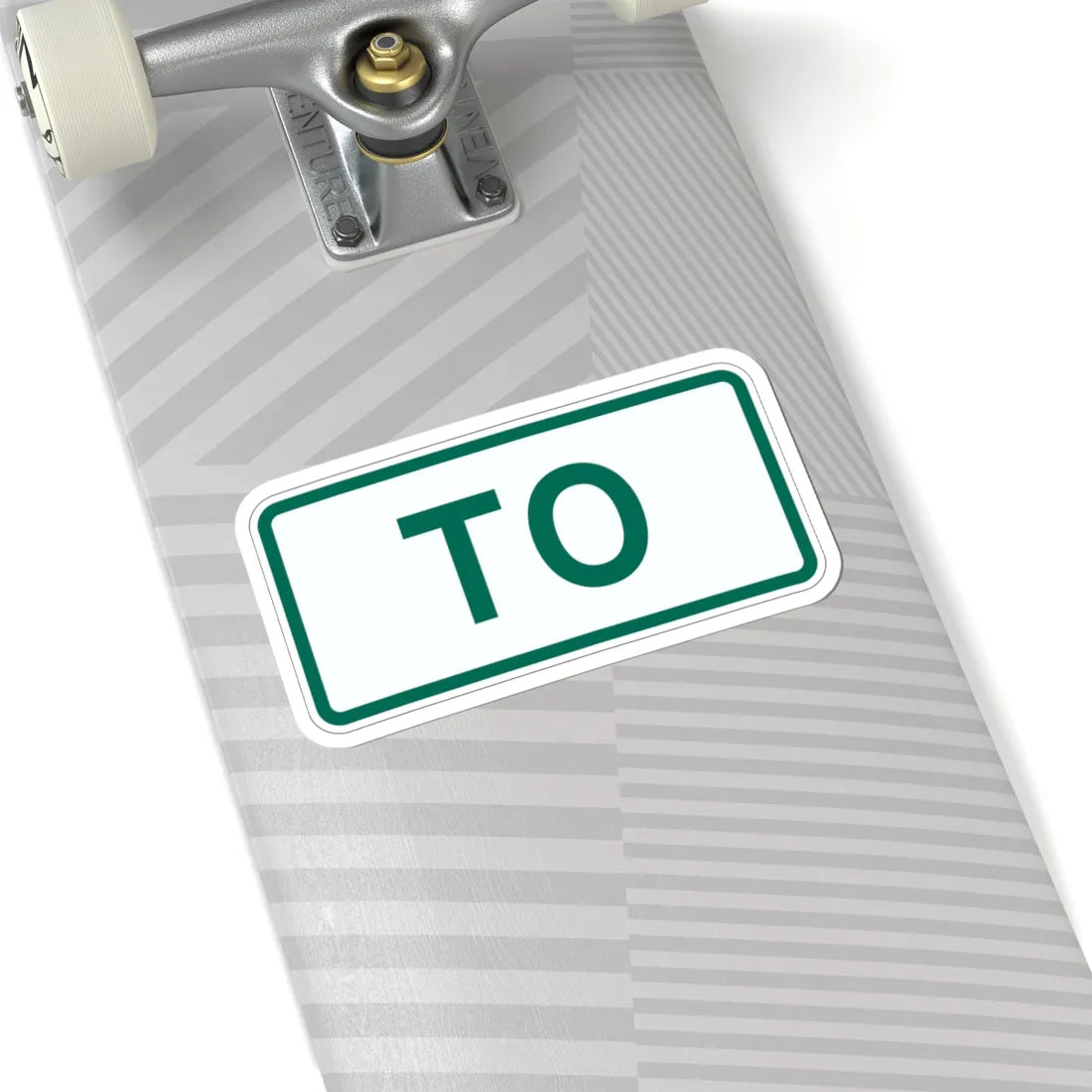 To plate Vermont (Vermont) (Road Sign) STICKER Vinyl Kiss-Cut Decal - The Sticker Space