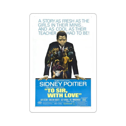 To Sir with Love 1967 Movie Poster STICKER Vinyl Die-Cut Decal 4 Inch - The Sticker Space