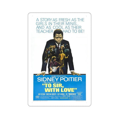 To Sir with Love 1967 Movie Poster STICKER Vinyl Die-Cut Decal 5 Inch - The Sticker Space