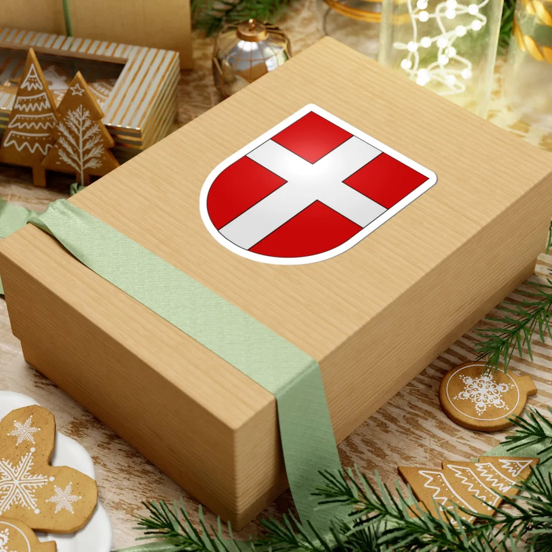 Tobel Tägerschen-coat of arms (Switzerland) (Coat of Arms) STICKER Vinyl Kiss-Cut Decal - The Sticker Space