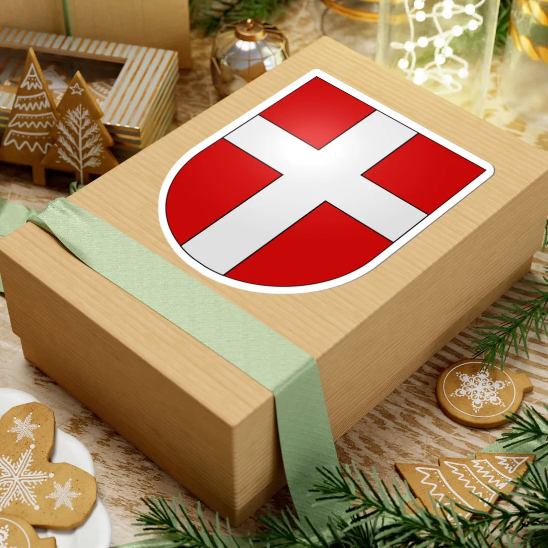 Tobel Tägerschen-coat of arms (Switzerland) (Coat of Arms) STICKER Vinyl Kiss-Cut Decal - The Sticker Space