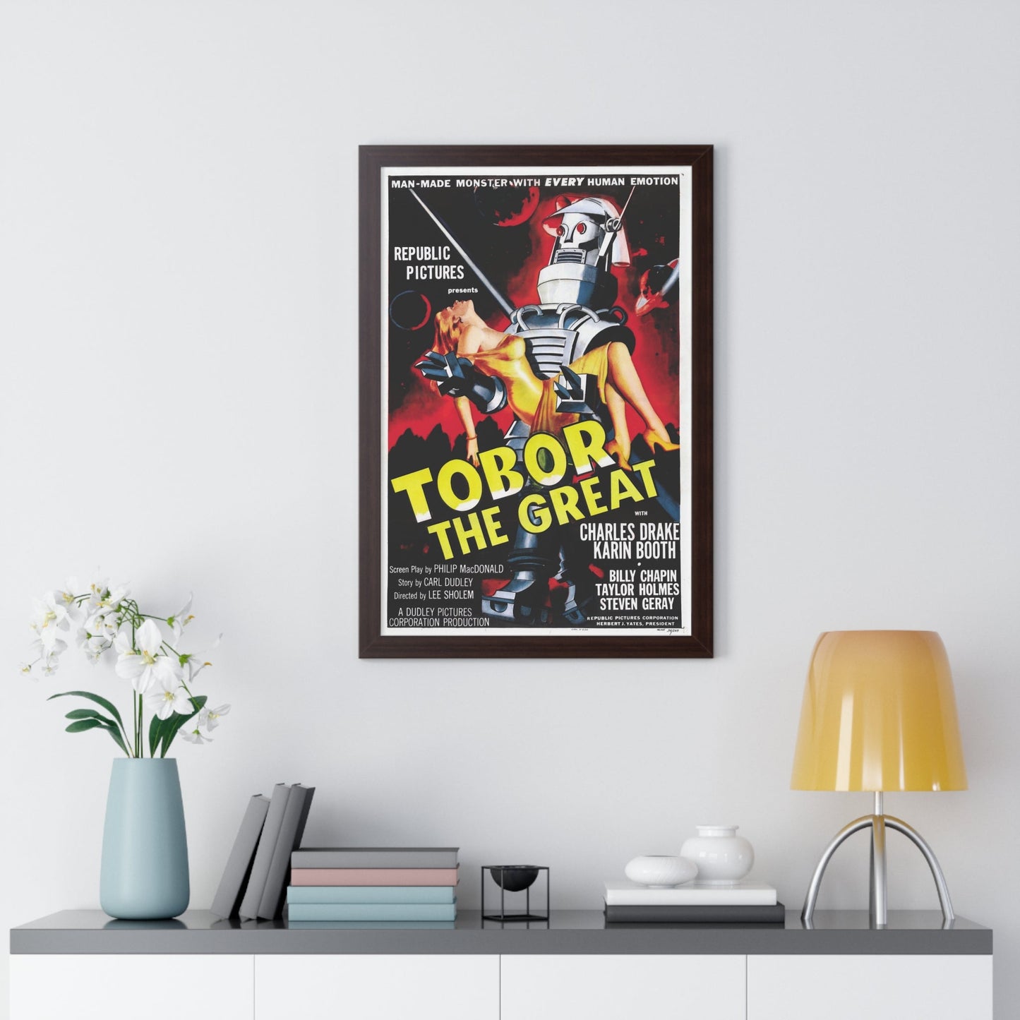 TOBOR THE GREAT 1954 - Framed Movie Poster-The Sticker Space