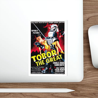 TOBOR THE GREAT 1954 Movie Poster STICKER Vinyl Die-Cut Decal-The Sticker Space