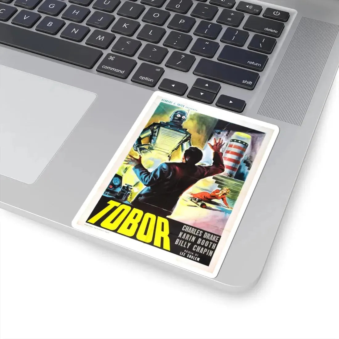 TOBOR THE GREAT (2) 1954 Movie Poster - STICKER Vinyl Kiss-Cut Decal - The Sticker Space