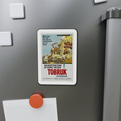 Tobruk 1967 Movie Poster Die-Cut Magnet-The Sticker Space