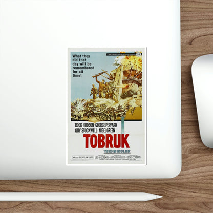 Tobruk 1967 Movie Poster STICKER Vinyl Die-Cut Decal-The Sticker Space