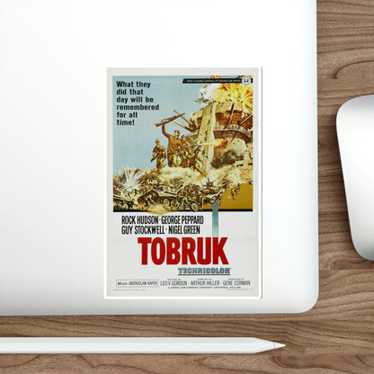 Tobruk 1967 Movie Poster STICKER Vinyl Die-Cut Decal-The Sticker Space