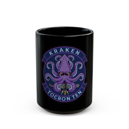 TOCRON TEN KRAKEN (U.S. Navy) Black Coffee Mug-15oz-The Sticker Space