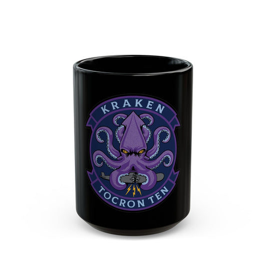 TOCRON TEN KRAKEN (U.S. Navy) Black Coffee Mug-15oz-The Sticker Space