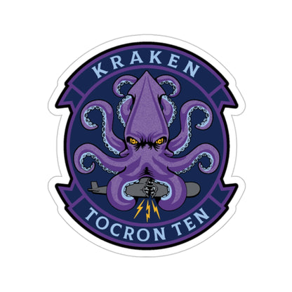 TOCRON TEN KRAKEN (U.S. Navy) STICKER Vinyl Die-Cut Decal-2 Inch-The Sticker Space