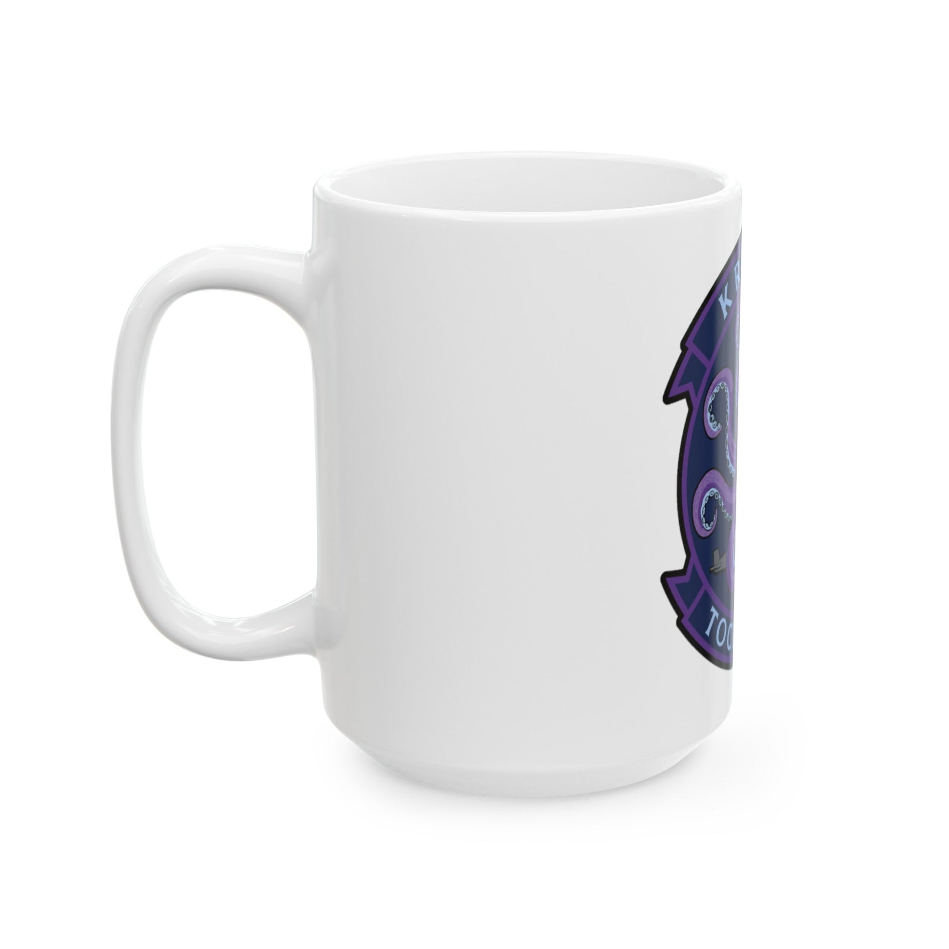 TOCRON TEN KRAKEN (U.S. Navy) White Coffee Mug-The Sticker Space