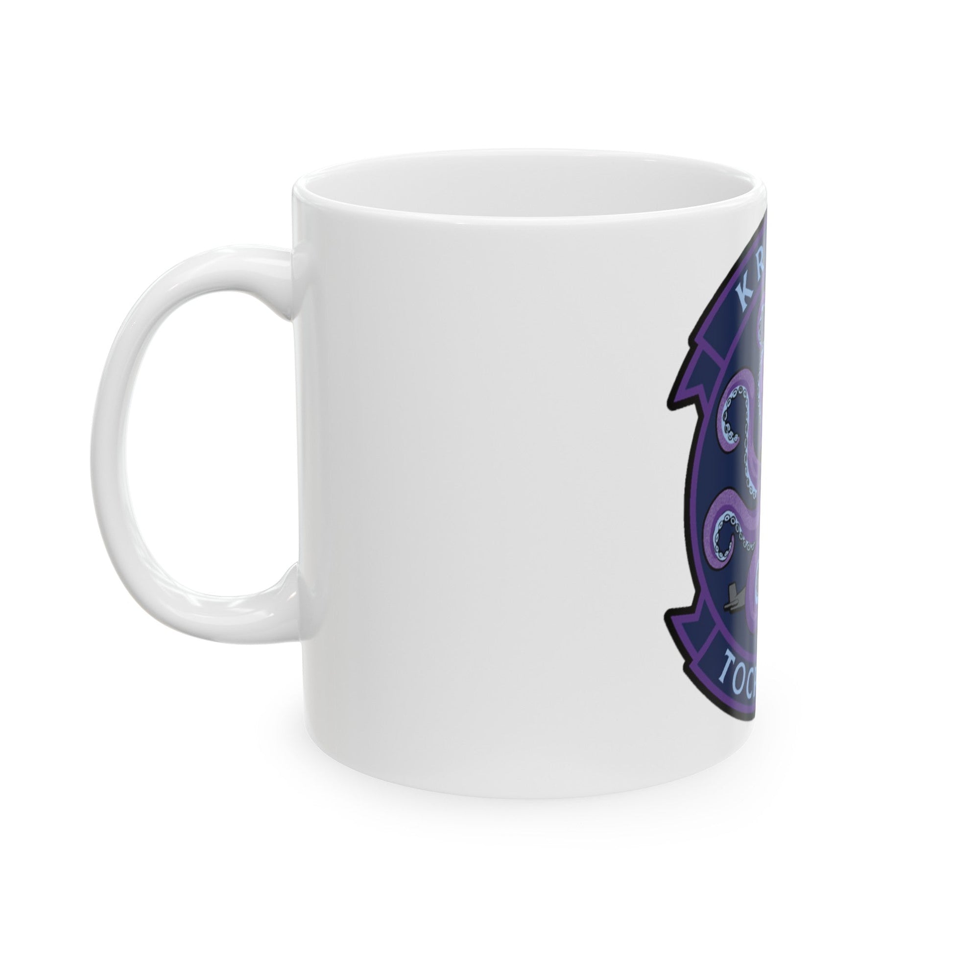 TOCRON TEN KRAKEN (U.S. Navy) White Coffee Mug-The Sticker Space