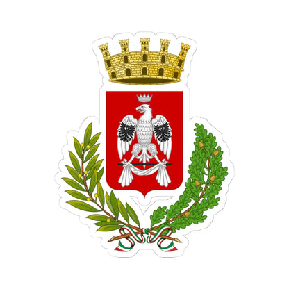 Todi-Stemma (Italy) (Coat of Arms) STICKER Vinyl Kiss-Cut Decal 4 Inch White - The Sticker Space
