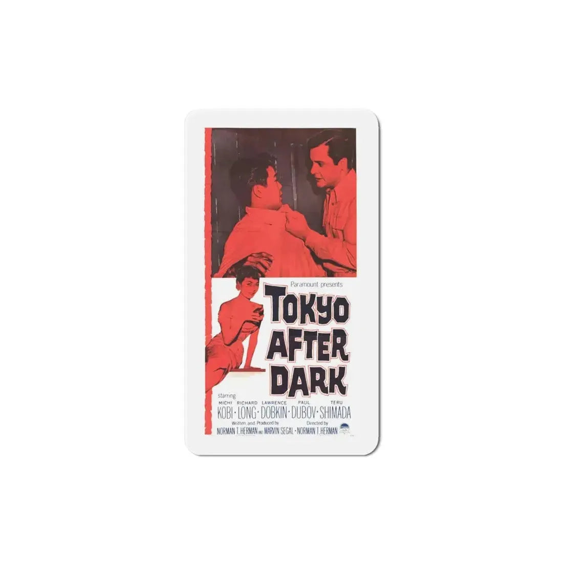 Tokyo After Dark 1959 Movie Poster Refrigerator Magnet 4 Inch - The Sticker Space