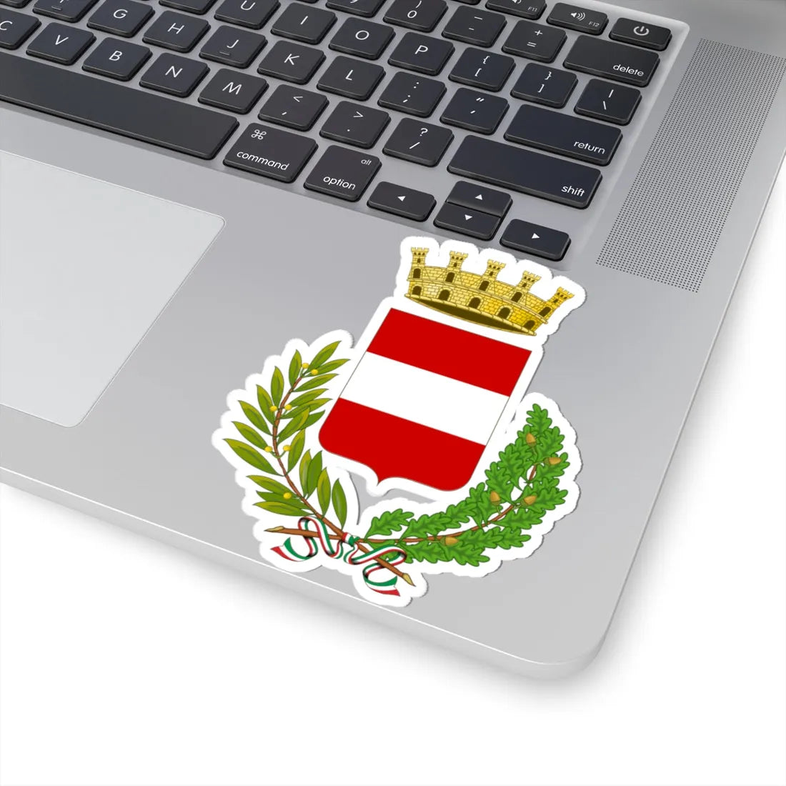 Tolentino-Stemma (Italy) (Coat of Arms) STICKER Vinyl Kiss-Cut Decal - The Sticker Space