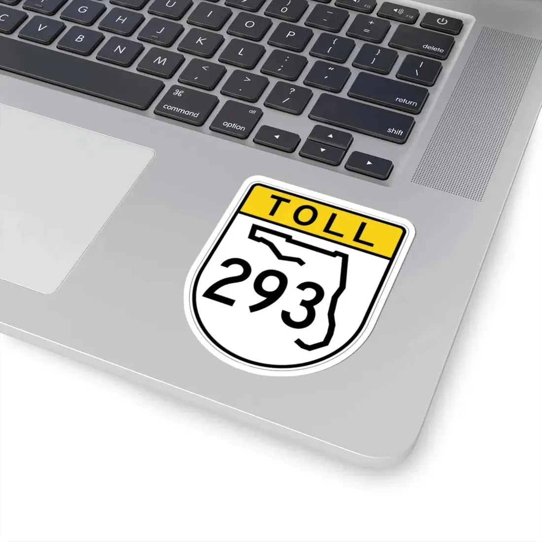 Toll Florida 293 (Florida) (Road Sign) STICKER Vinyl Kiss-Cut Decal - The Sticker Space