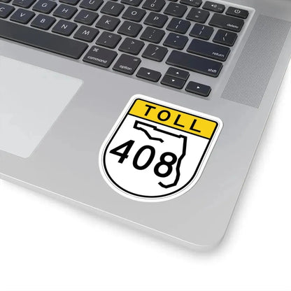 Toll Florida 408 (Florida) (Road Sign) STICKER Vinyl Kiss-Cut Decal - The Sticker Space