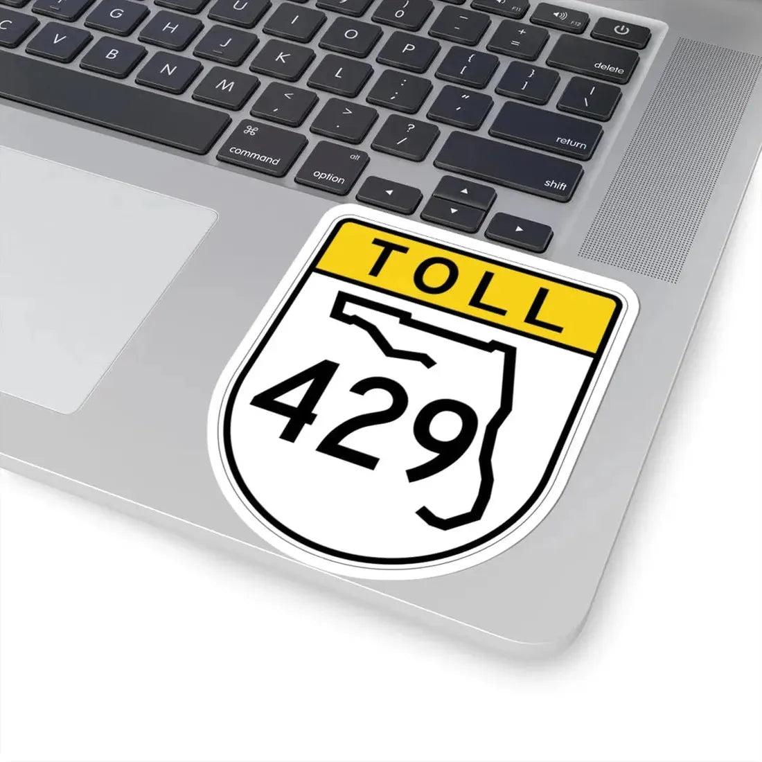 Toll Florida 429 (Florida) (Road Sign) STICKER Vinyl Kiss-Cut Decal - The Sticker Space