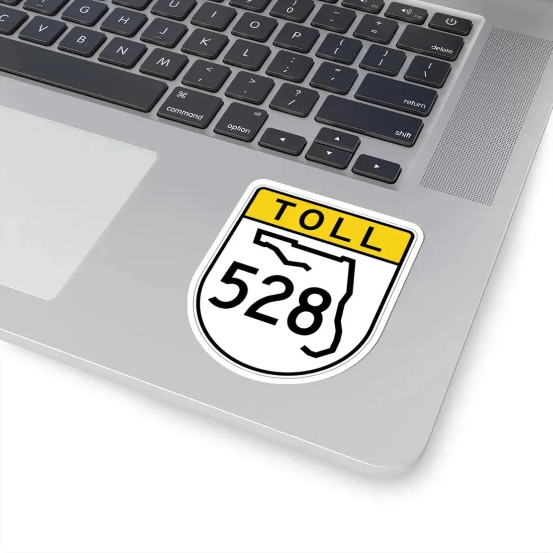 Toll Florida 528 (Florida) (Road Sign) STICKER Vinyl Kiss-Cut Decal - The Sticker Space