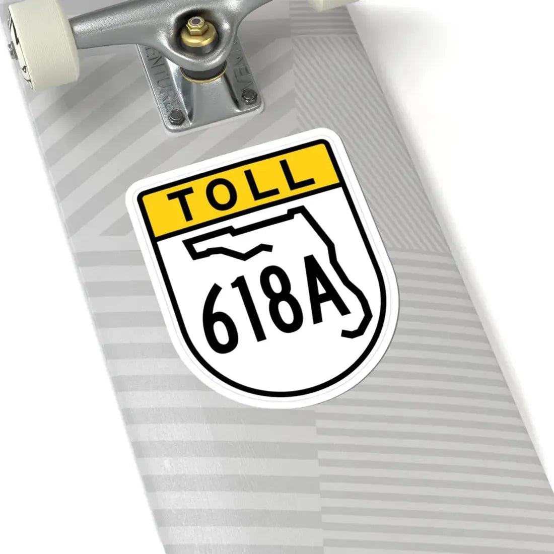 Toll Florida 618A (Florida) (Road Sign) STICKER Vinyl Kiss-Cut Decal - The Sticker Space
