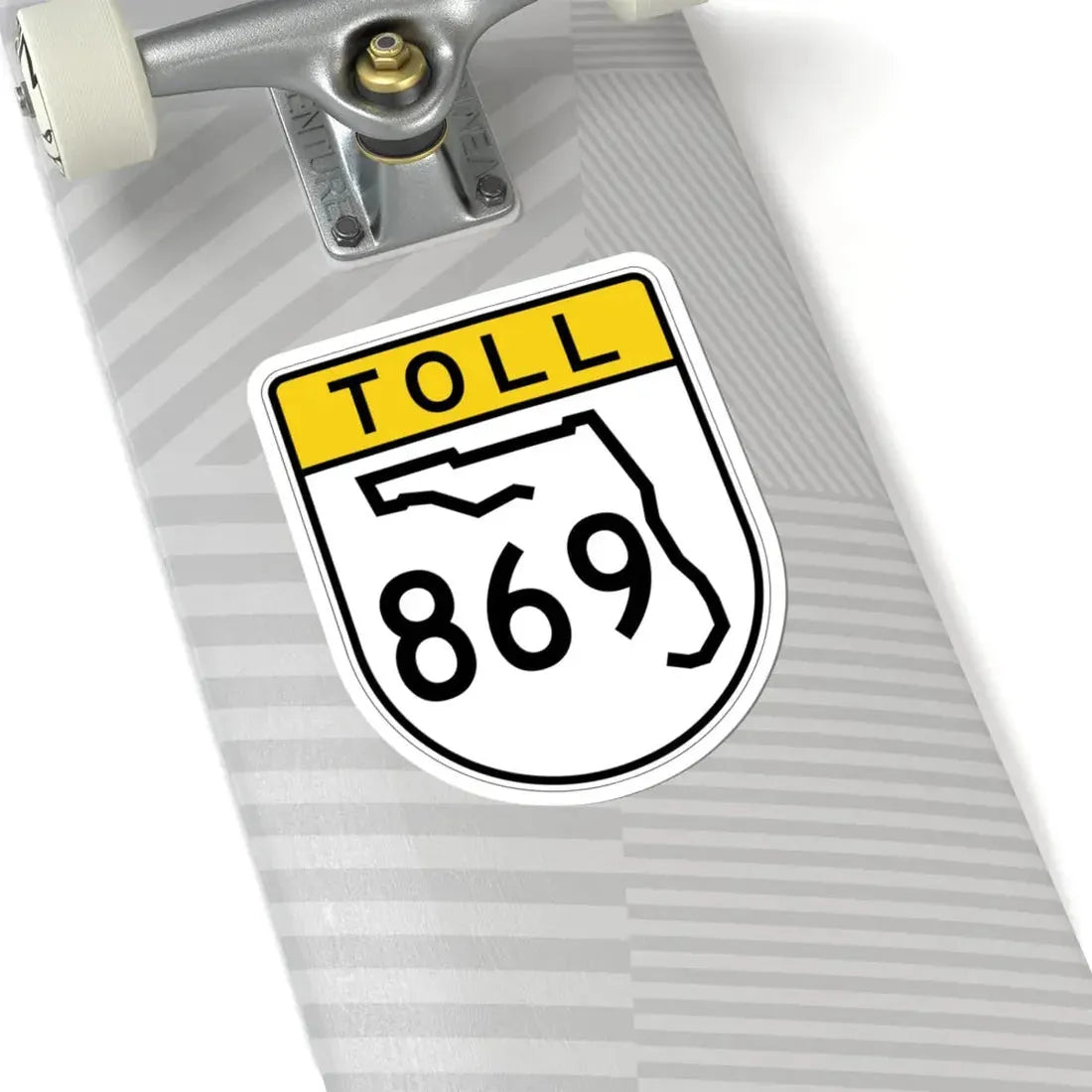 Toll Florida 869 (Florida) (Road Sign) STICKER Vinyl Kiss-Cut Decal - The Sticker Space
