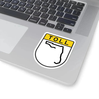 Toll Florida blank (Florida) (Road Sign) STICKER Vinyl Kiss-Cut Decal - The Sticker Space