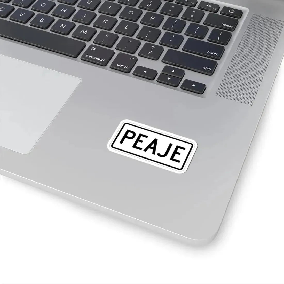 Toll plate es (Puerto Rico) (Road Sign) STICKER Vinyl Kiss-Cut Decal - The Sticker Space