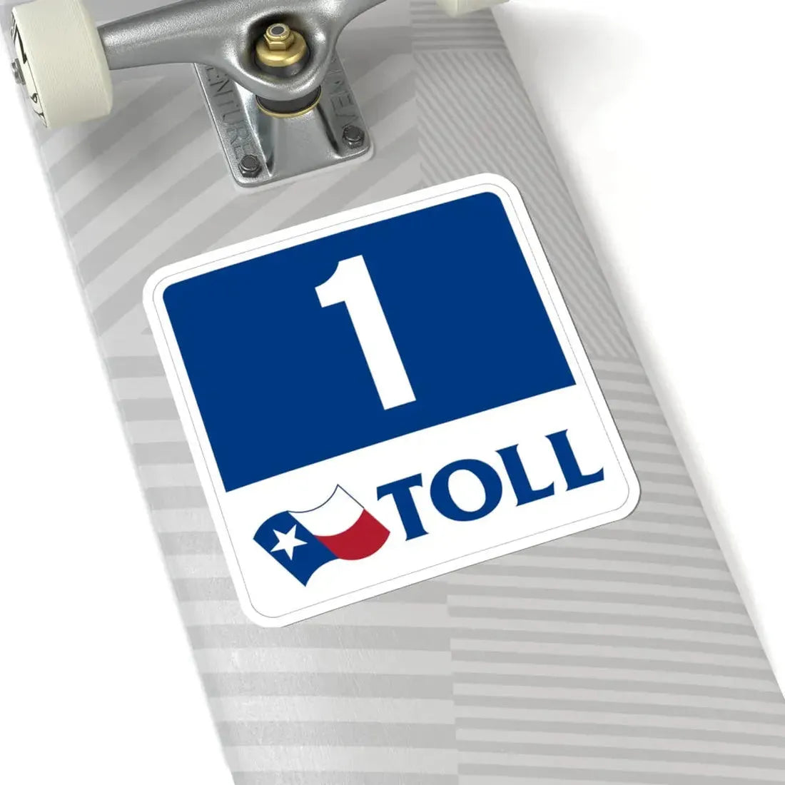 Toll Texas 1 new (Texas) (Road Sign) STICKER Vinyl Kiss-Cut Decal - The Sticker Space
