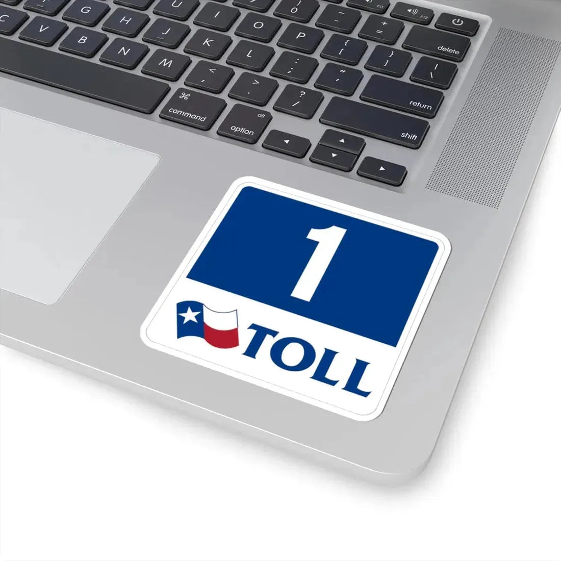 Toll Texas 1 new (Texas) (Road Sign) STICKER Vinyl Kiss-Cut Decal - The Sticker Space