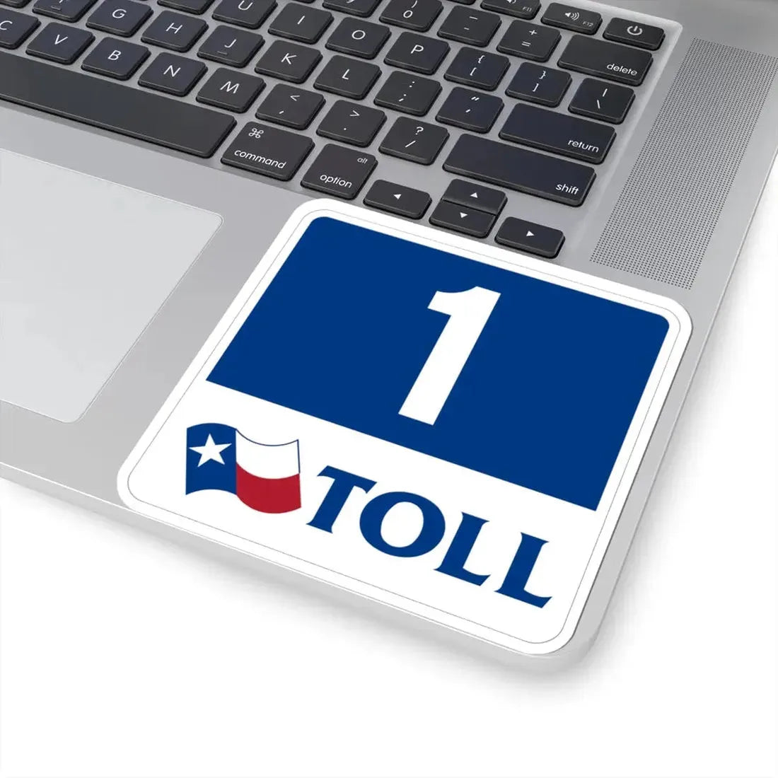 Toll Texas 1 new (Texas) (Road Sign) STICKER Vinyl Kiss-Cut Decal - The Sticker Space