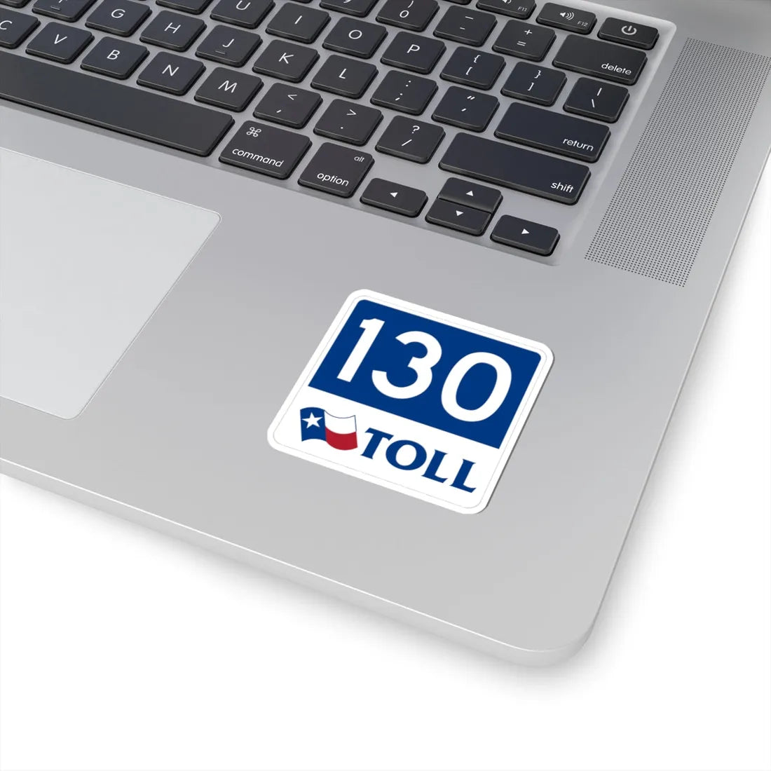 Toll Texas 130 new (Texas) (Road Sign) STICKER Vinyl Kiss-Cut Decal - The Sticker Space