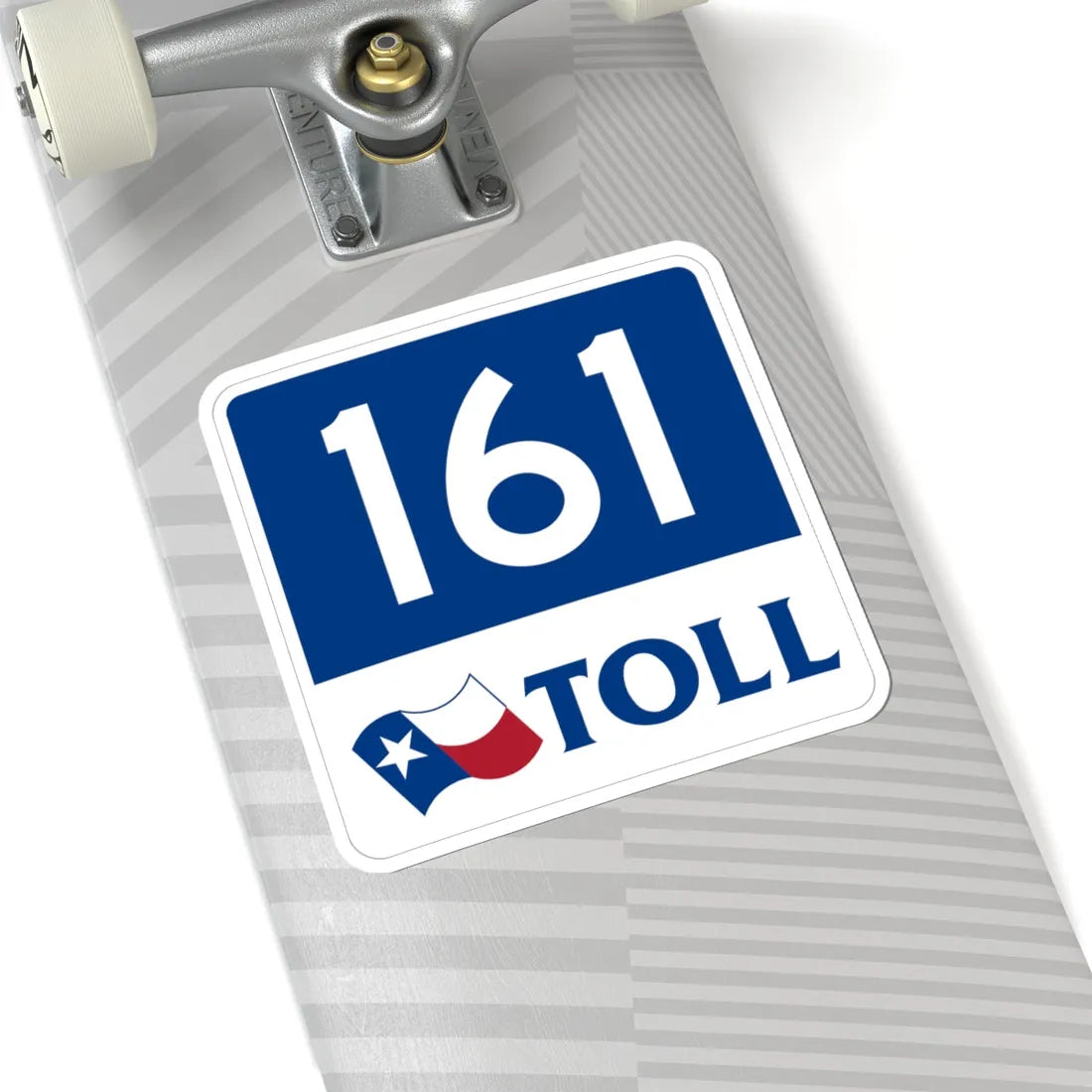 Toll Texas 161 new (Texas) (Road Sign) STICKER Vinyl Kiss-Cut Decal - The Sticker Space