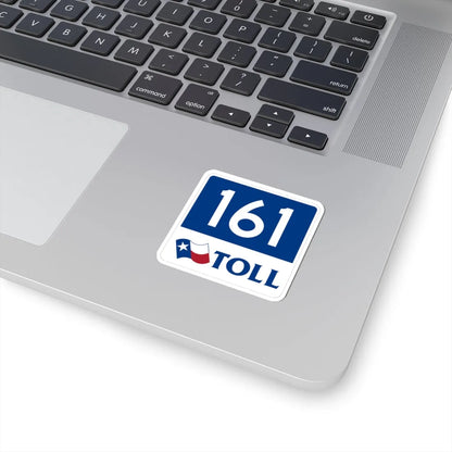 Toll Texas 161 new (Texas) (Road Sign) STICKER Vinyl Kiss-Cut Decal ...