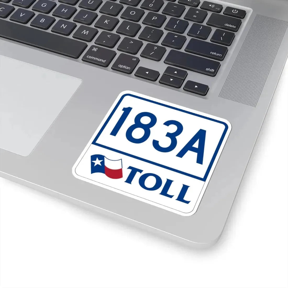 Toll Texas 183A (Texas) (Road Sign) STICKER Vinyl Kiss-Cut Decal - The Sticker Space