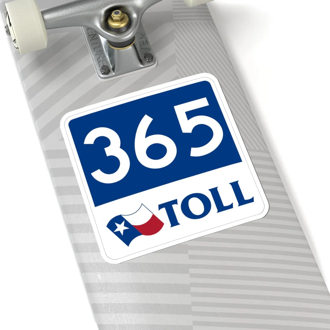 Toll Texas 365 new (Texas) (Road Sign) STICKER Vinyl Kiss-Cut Decal - The Sticker Space