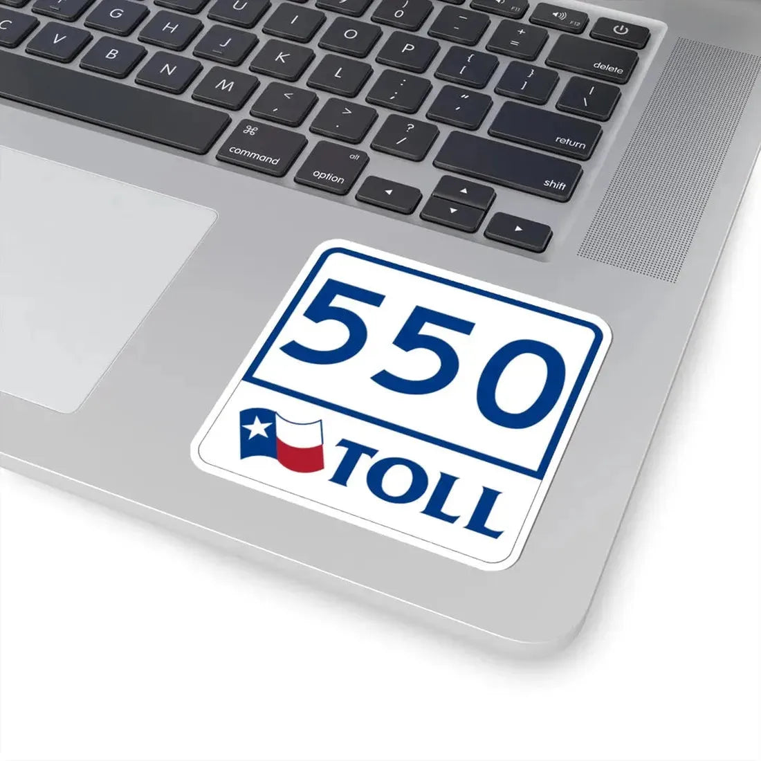 Toll Texas 550 (Texas) (Road Sign) STICKER Vinyl Kiss-Cut Decal - The Sticker Space