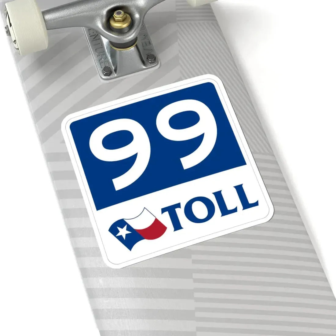 Toll Texas 99 new (Texas) (Road Sign) STICKER Vinyl Kiss-Cut Decal - The Sticker Space