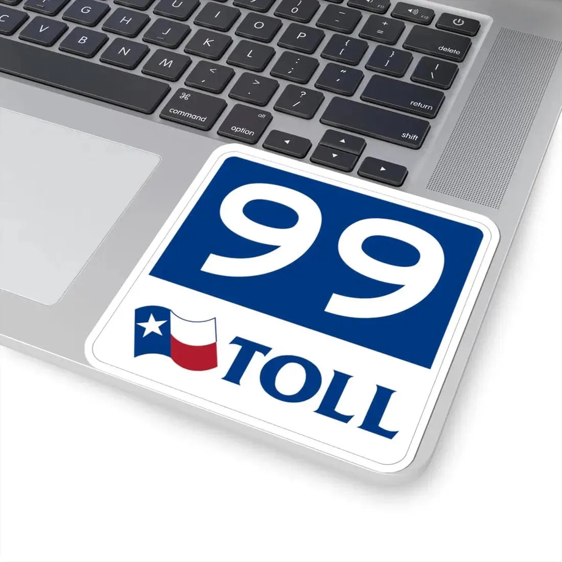 Toll Texas 99 new (Texas) (Road Sign) STICKER Vinyl Kiss-Cut Decal - The Sticker Space
