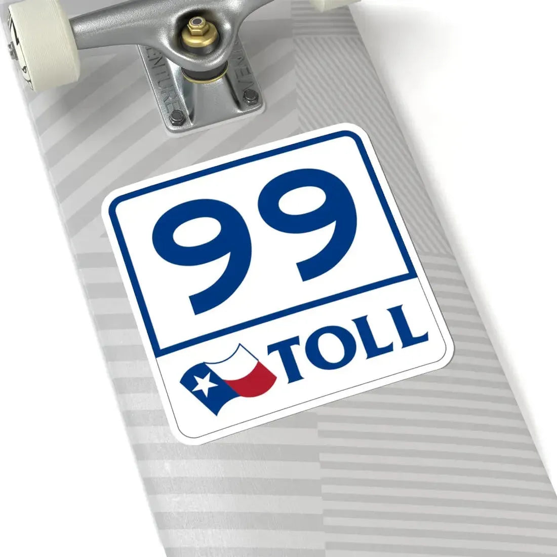 Toll Texas 99 (Texas) (Road Sign) STICKER Vinyl Kiss-Cut Decal - The Sticker Space