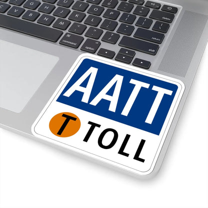 Toll Texas AATT new (Texas) (Road Sign) STICKER Vinyl Kiss-Cut Decal - The Sticker Space