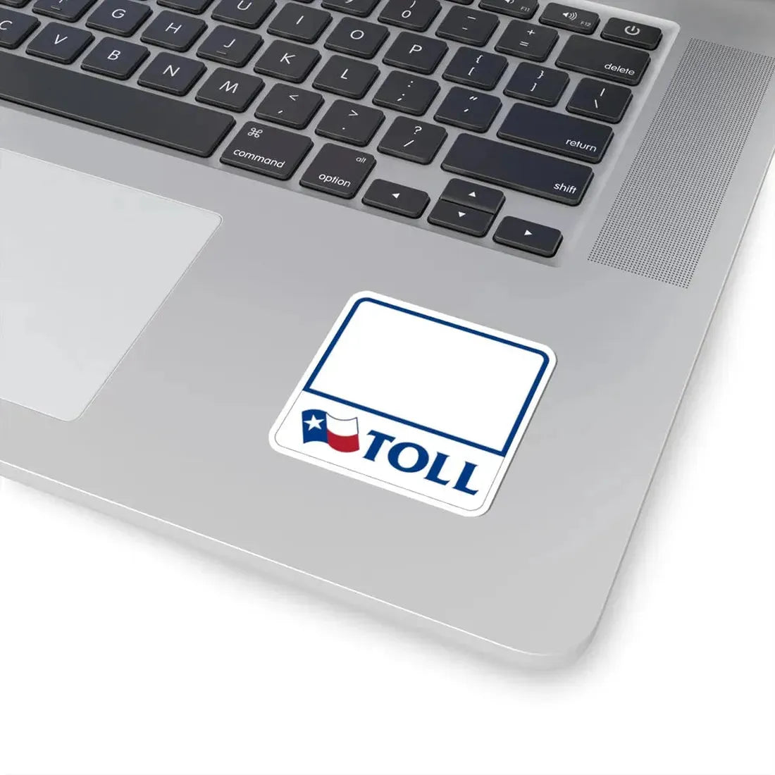 Toll Texas blank (Texas) (Road Sign) STICKER Vinyl Kiss-Cut Decal - The Sticker Space