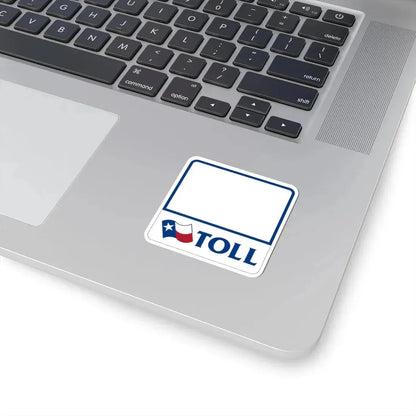 Toll Texas blank (Texas) (Road Sign) STICKER Vinyl Kiss-Cut Decal - The Sticker Space
