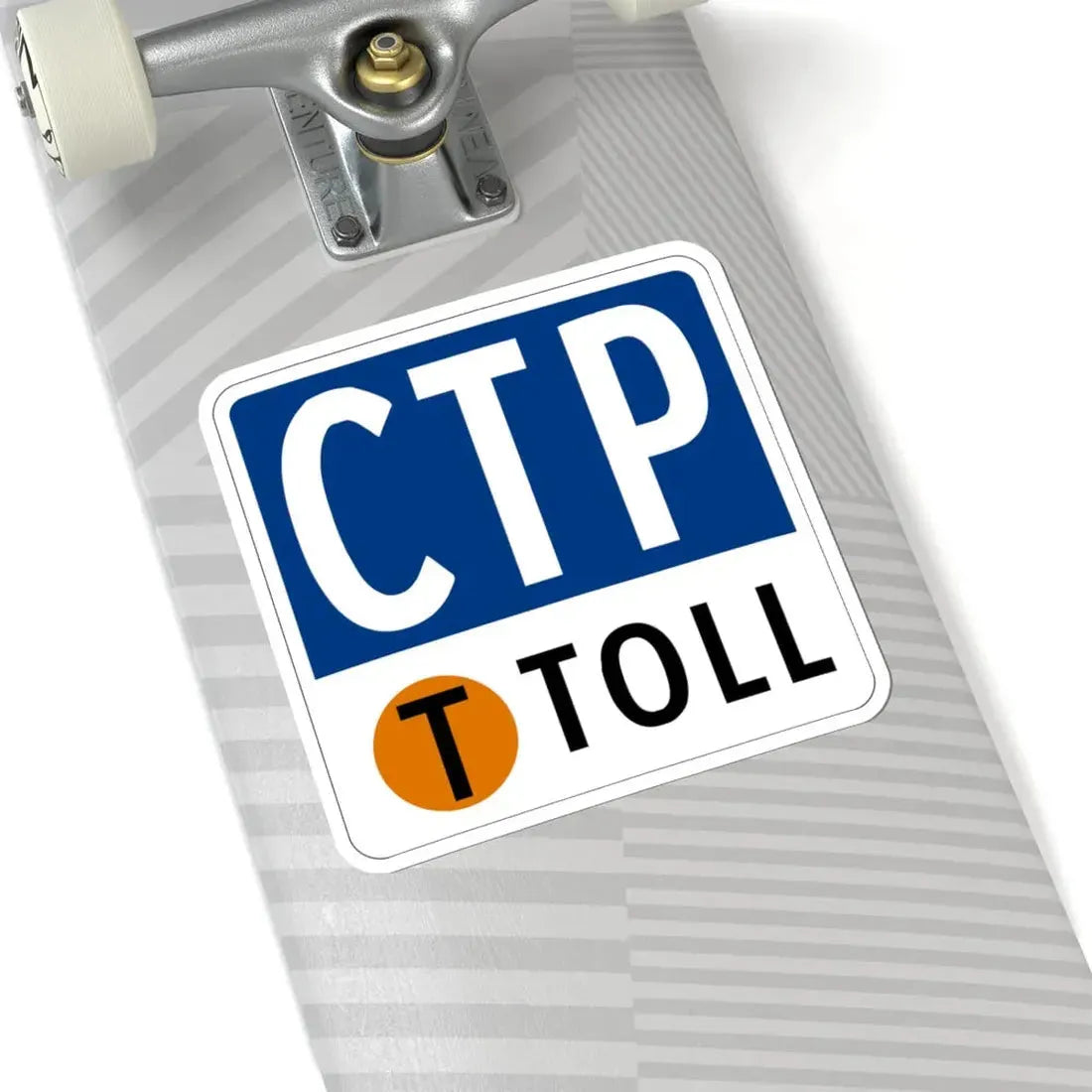 Toll Texas CTP new (Texas) (Road Sign) STICKER Vinyl Kiss-Cut Decal - The Sticker Space